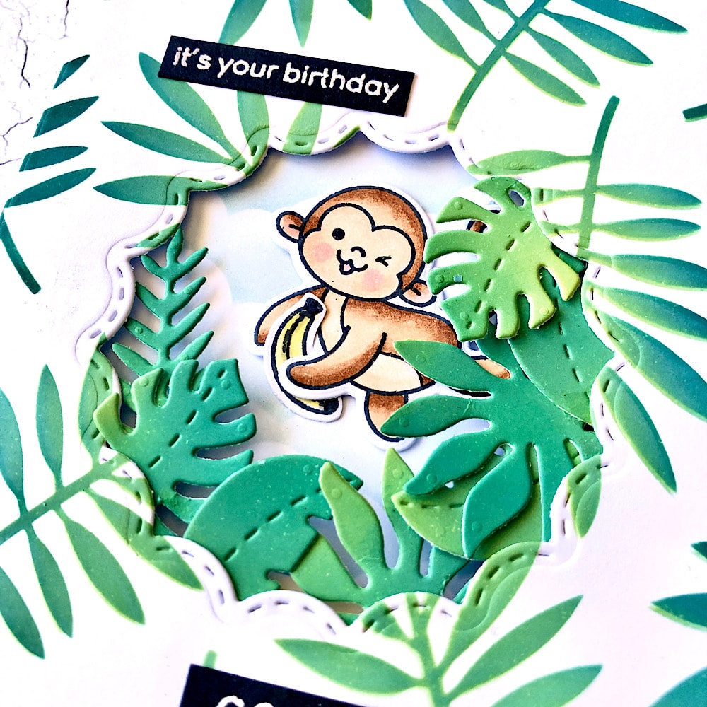 Bild 1 von Heffy Doodle Clear Stamps Set - Chimply The Best - Stempel Äffchen