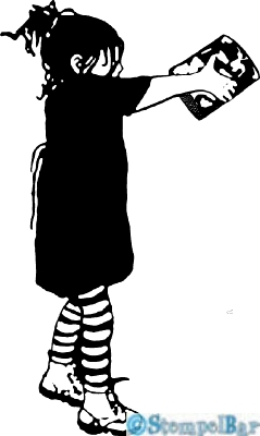 Bild 1 von StempelBar Stempelgummi Mädchen mit Farbeimer