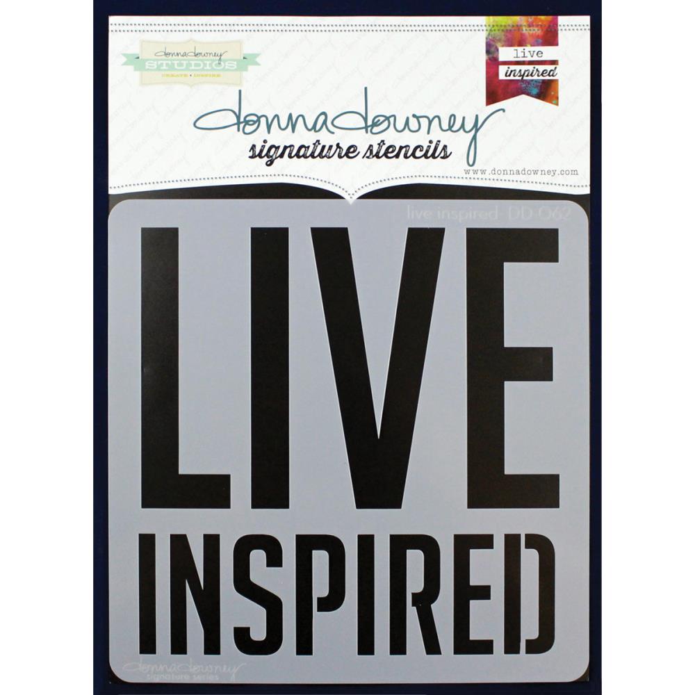 Bild 1 von Donna Downey Signature Stencils Schablone  Live Inspired 