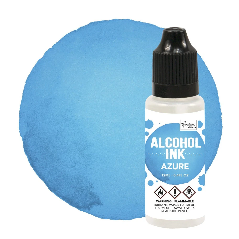 Bild 1 von Couture Creations - Alcohol Inks  / (Farbe) Azure Blue / Aquamarine