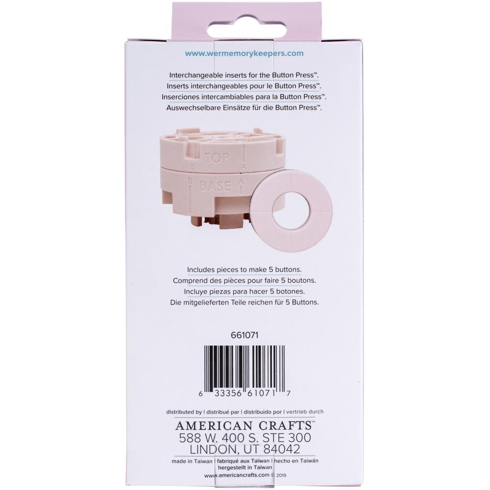 Bild 1 von We R Memory Keepers Button Press Inserts - Einsatz (small)