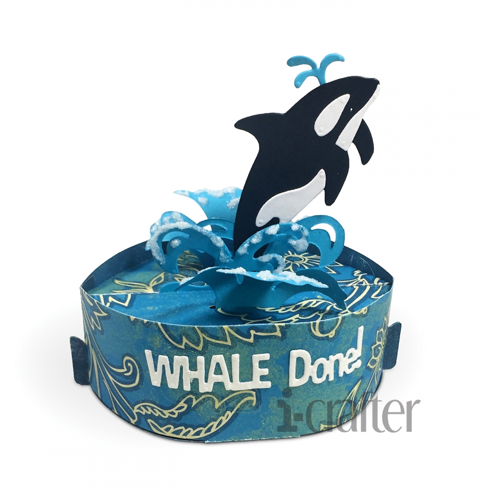 Bild 1 von Stanzschablone Die i-crafter Cut - Box Pops, Whale Done Add-on, Wal