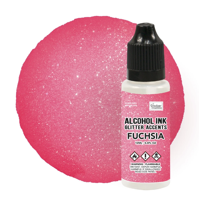 Bild 1 von Couture Creations - Alcohol Inks Glitter Accents  / (Farbe) Fuchsia