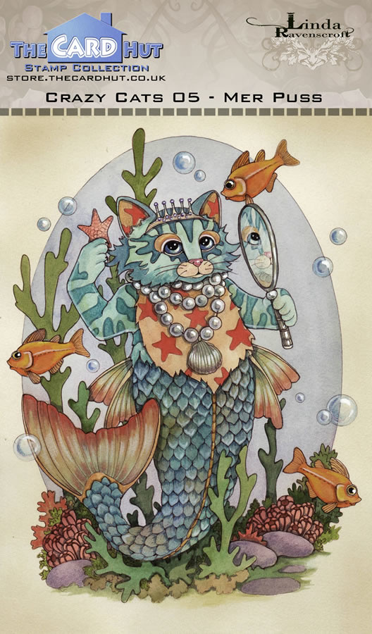 Bild 1 von The Card Hut Clear Stamps - Crazy Cats - Mer Puss