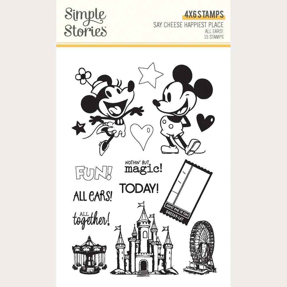 Bild 1 von Simple Stories Clear Stamps - Say Cheese Happiest Place - Stamps All Ears!