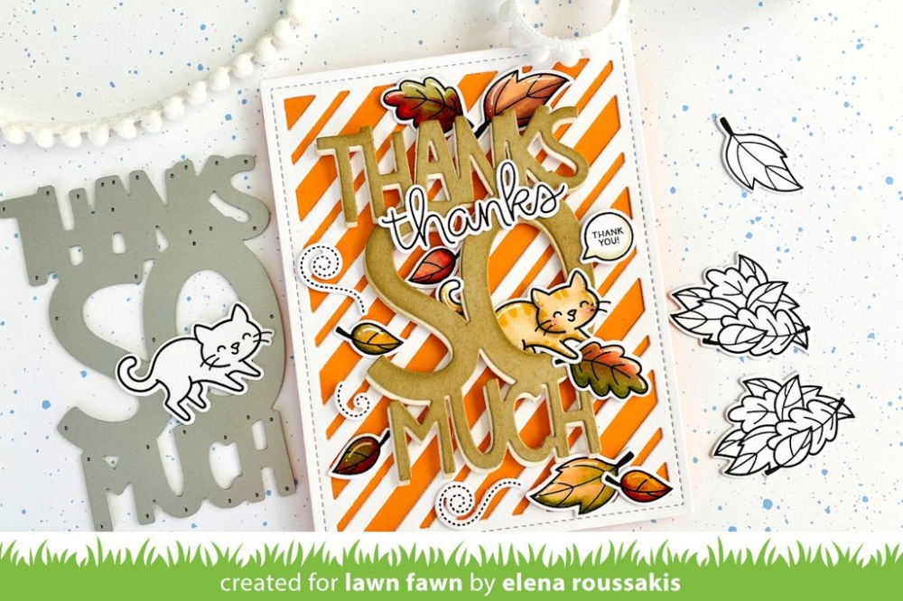 Bild 1 von Lawn Fawn Cuts  - Stanzschablone Giant Thanks So Much - Danke