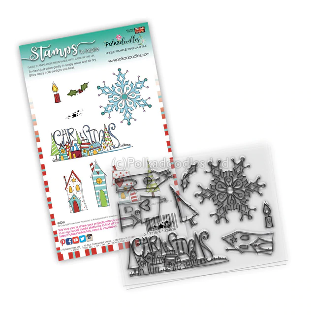 Bild 1 von Polkadoodles Clear Stamps - Christmas Holiday Scenes
