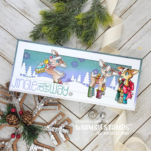 Bild 1 von Whimsy Stamps Clear Stamps - Reindeer Games - Jingle All the Way