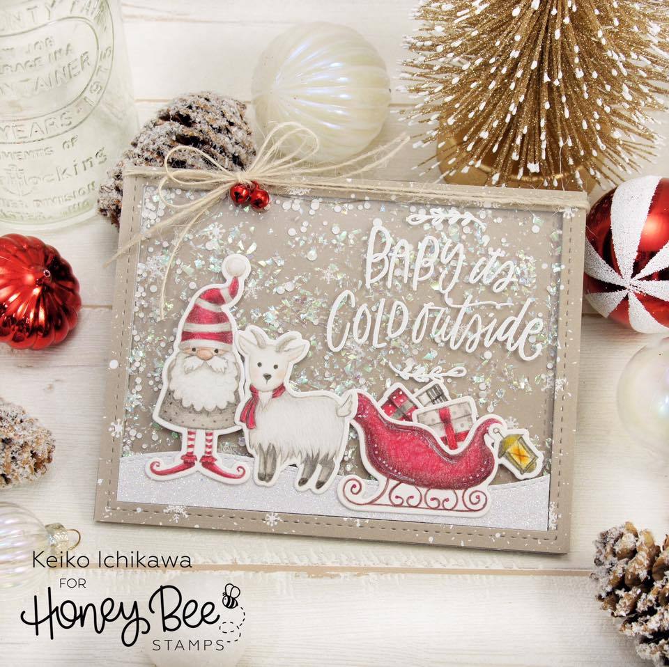 Bild 1 von Honey Bee Stamps Clearstamp - Gnome Place Like Home - Weihnachtsgnome