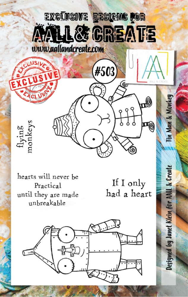 Bild 1 von AALL & Create Clear Stamps - Tin Man & Monkey
