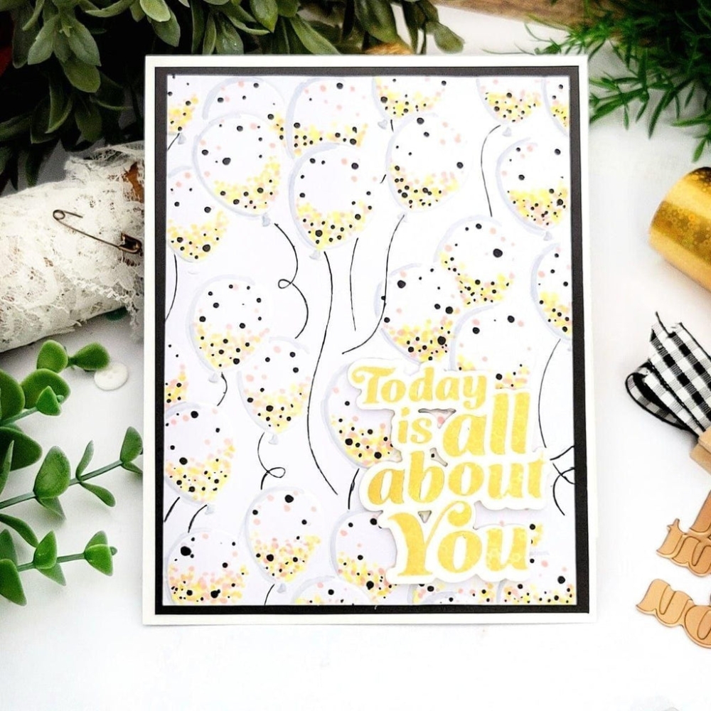 Bild 1 von Spellbinders 3D Embossing Folder Prägefolder - Floating Balloon 3D Embossing Folder 