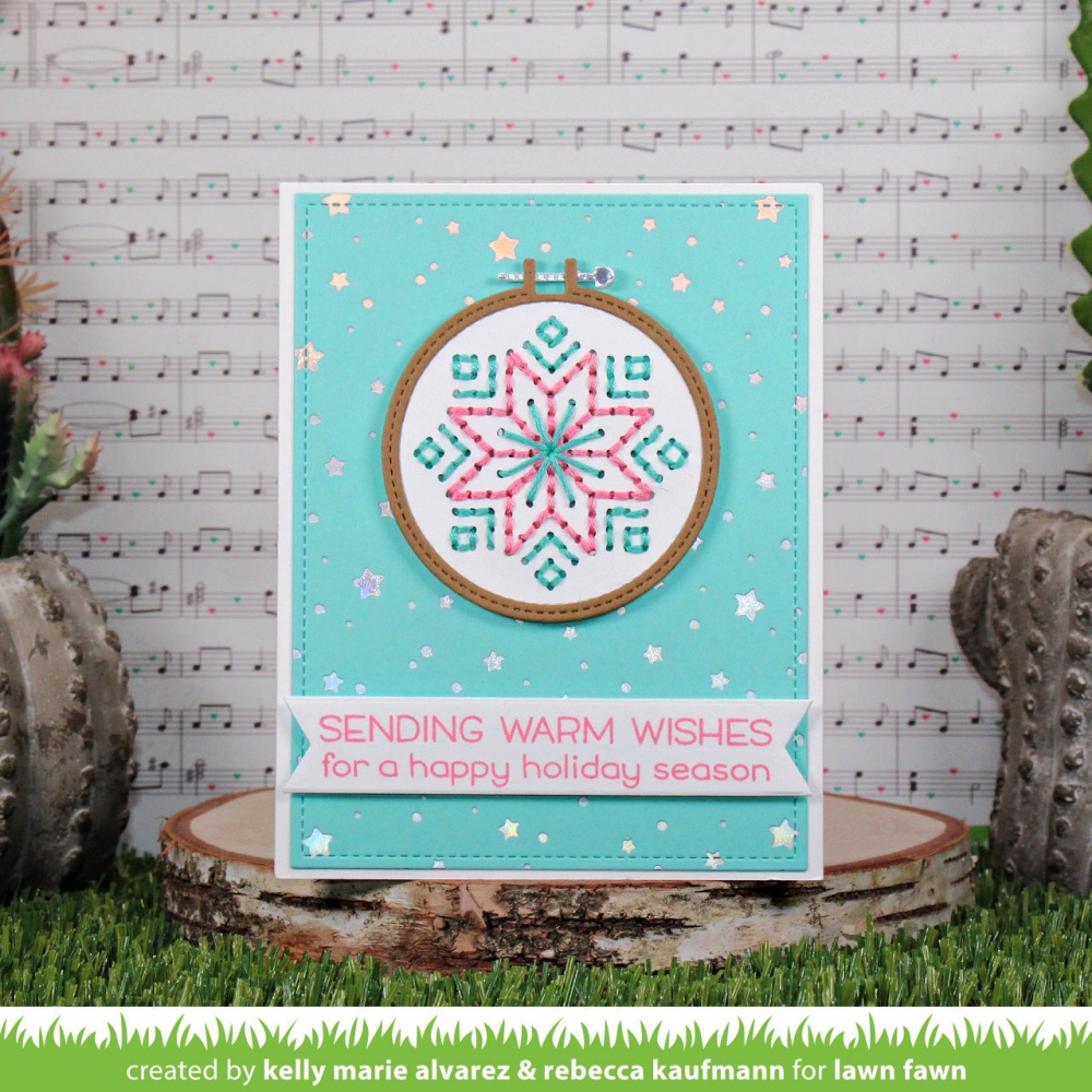 Bild 1 von Lawn Fawn Hot Foil Plates - starry sky background hot foil plate