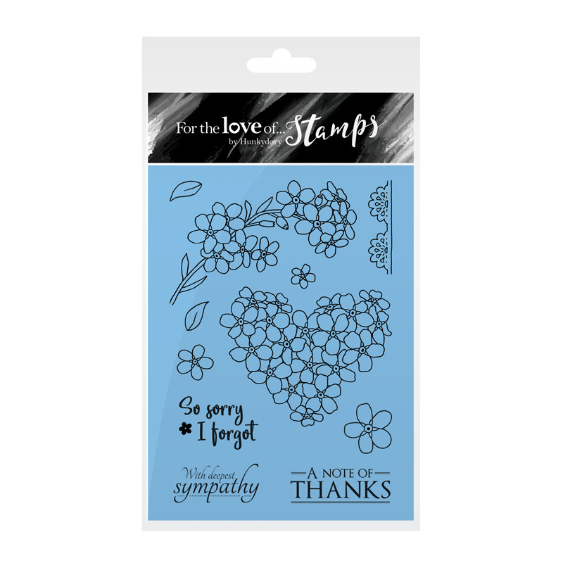 Bild 1 von For the love of...Stamps by Hunkydory - Clearstamps Forget-Me-Nots