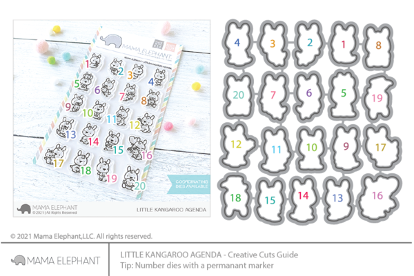 Bild 1 von Mama Elephant - LITTLE KANGAROO AGENDA - CREATIVE CUTS - Stanzen Känguru