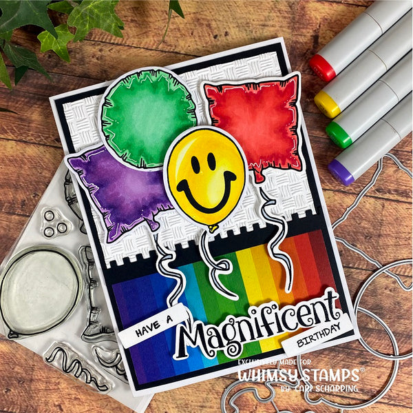Bild 1 von Whimsy Stamps Die Stanze  - Happy Day Balloons Outline Die Set