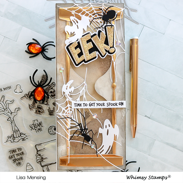 Bild 1 von Whimsy Stamps Die Stanze - EEK! Word and Shadow Die Set