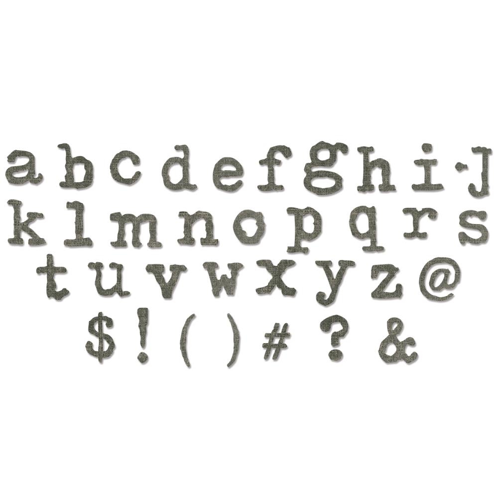 Bild 1 von Sizzix Bigz XL Die By Tim Holtz Typo Lowercase Alphabet