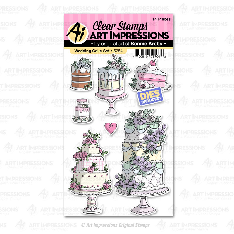 Bild 1 von Art Impressions Stamp & Die Set - Wedding Cake Set