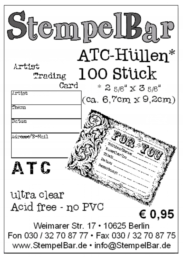 Bild 1 von Kartenhüllen ATC-Hüllen