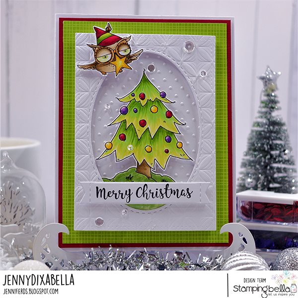 Bild 1 von Gummistempel Stamping Bella Cling Stamp HOLIDAY OWL WITH A STAR RUBBER STAMP