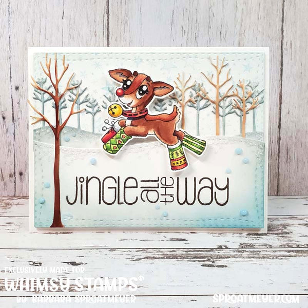 Bild 1 von Whimsy Stamps Clear Stamps - Reindeer Games - Jingle All the Way