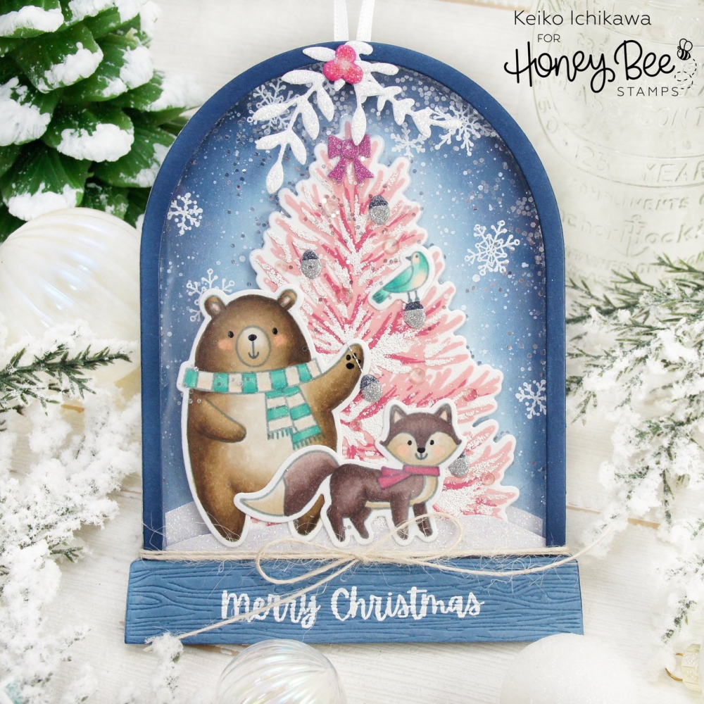 Bild 1 von Honey Bee Stamps DieCuts - Woodland Winter Animals - Stanzschablone Wintertiere