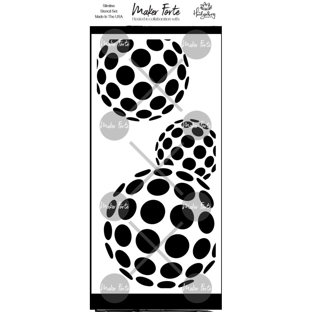 Bild 1 von Maker Forte Stencils - Bouncing Ball Slimline