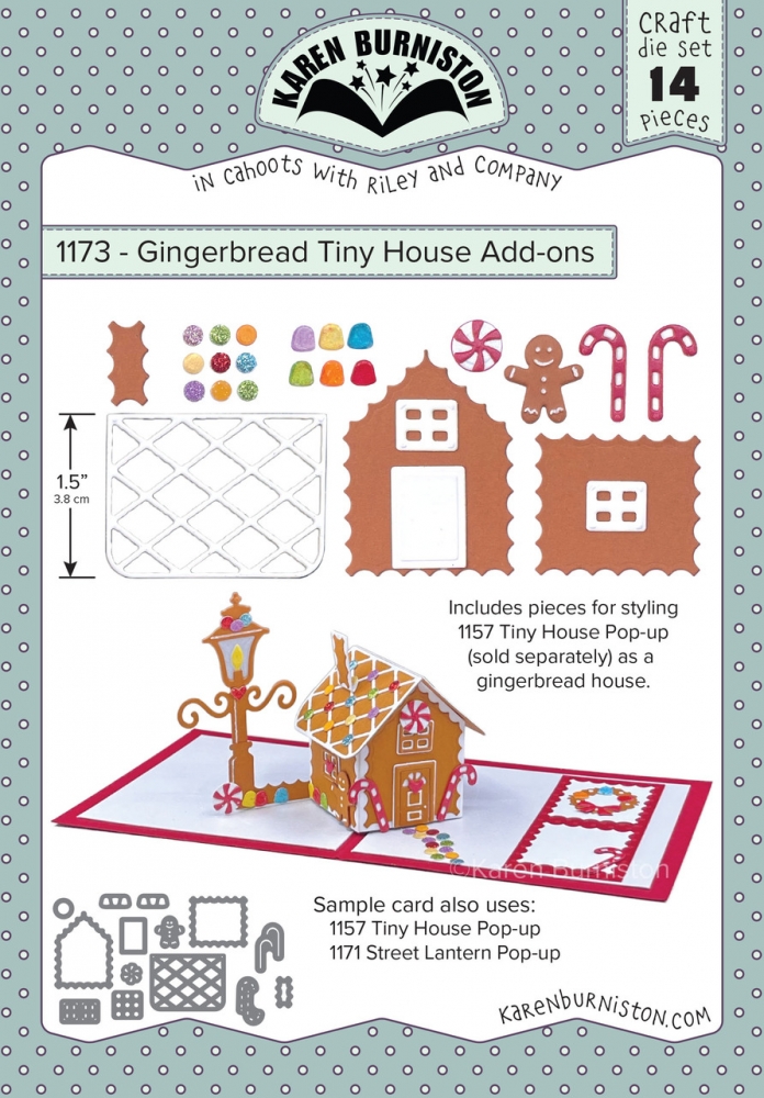 Bild 1 von Karen Burniston Dies Gingerbread Tiny House Add - Ons Stanze