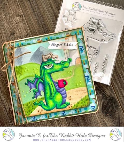 Bild 1 von The Rabbit Hole Designs Clear Stamps - Caffeinated - Dragon - Drache