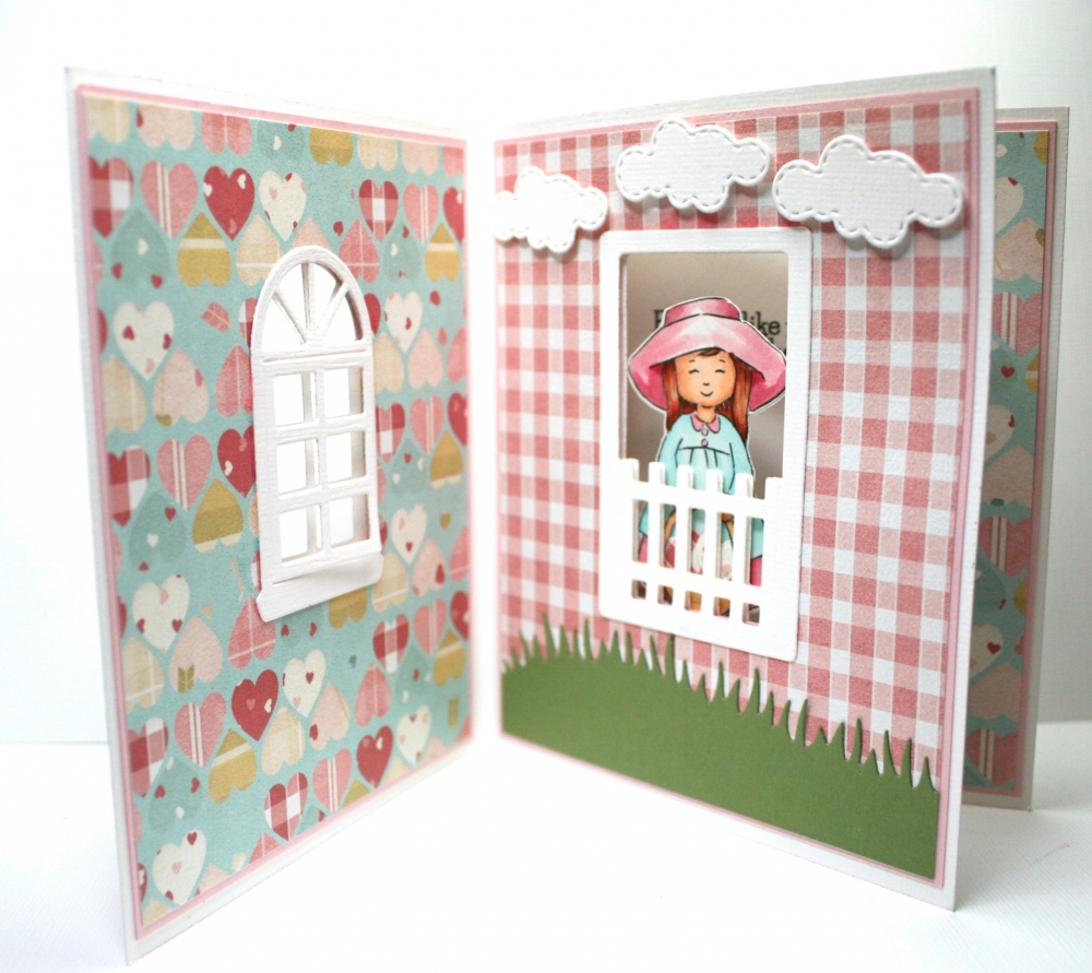 Bild 1 von Art Impressions Stamp Set - Watercolor Little Girl Front & Back - Mädchen Stempel & Stanzen