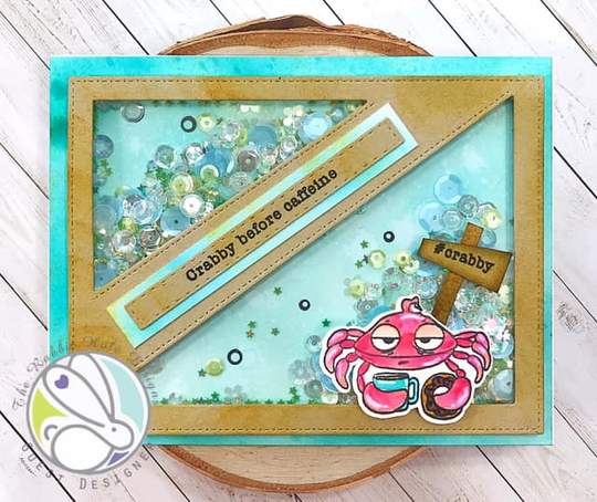 Bild 1 von The Rabbit Hole Designs Clear Stamps  - Caffeinated - Crab - Krabbe