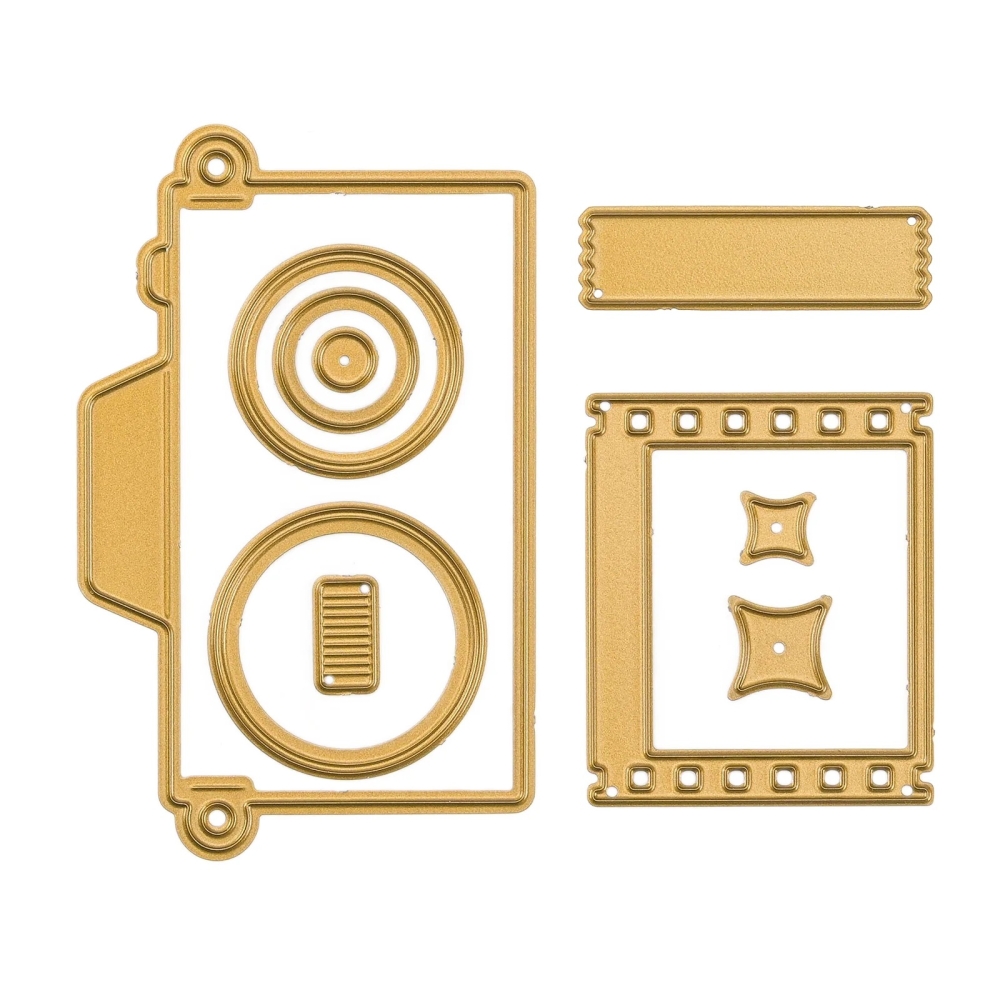 Bild 1 von Vaessen Creative • Stanz- und Prägeschablonen  Vintage-Kamera