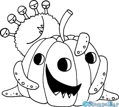 Bild 1 von StempelBar Stempelgummi Halloween-Monster Zacharias