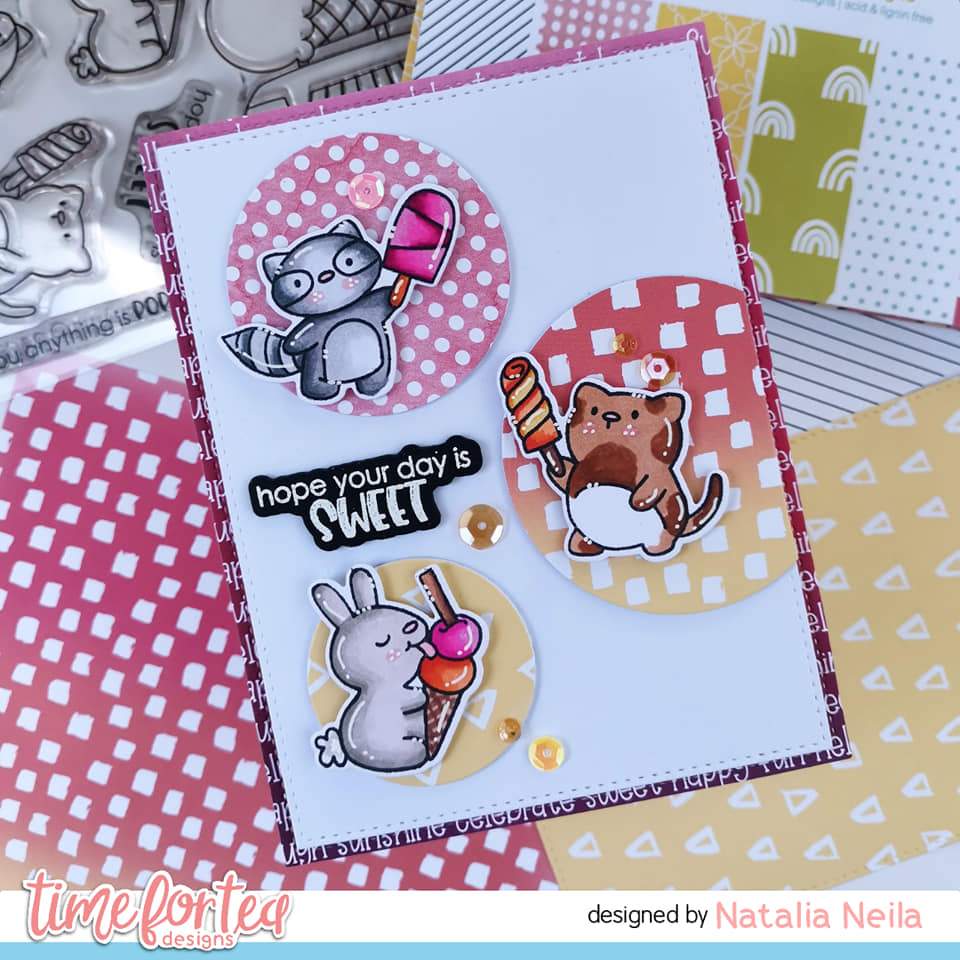 Bild 1 von time for tea designs - Clear Stamp Set - Cool Critters