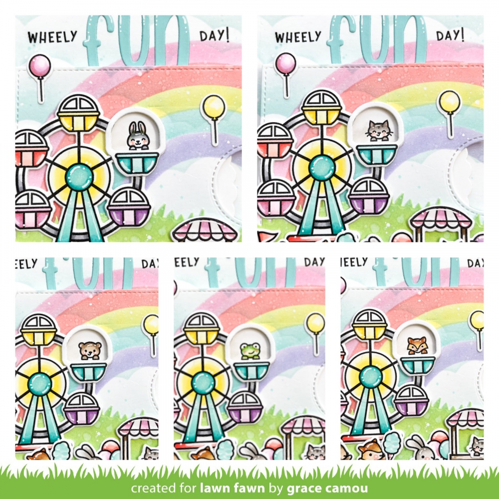 Bild 1 von Lawn Fawn Cuts  - Stanzschablone - reveal wheel wheely great day add-on