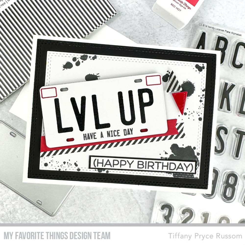 Bild 1 von My Favorite Things - Vanity License Plate Die-namics - Stanze Kennzeichen