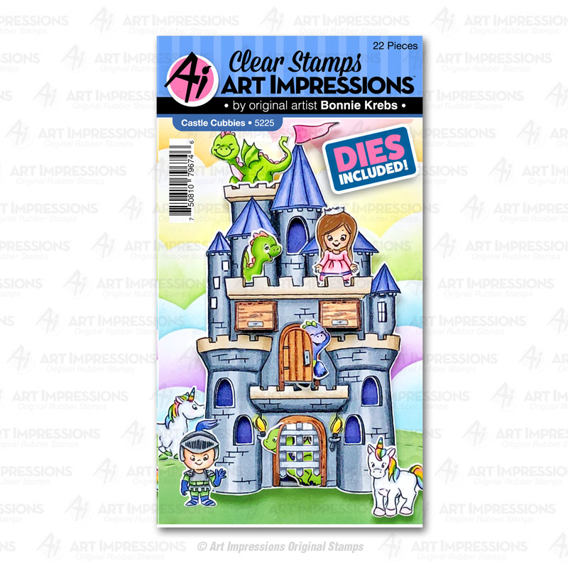 Bild 1 von Art Impressions Stamp & Die Set -Castle Cubbies