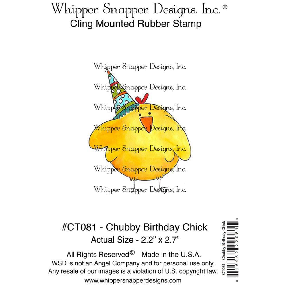 Bild 1 von Gummistempel Whipper Snapper Cling Stamp Chubby Birthday Chick