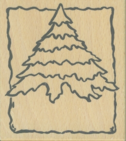 Bild 1 von Gummistempel Weihnachtsbaum