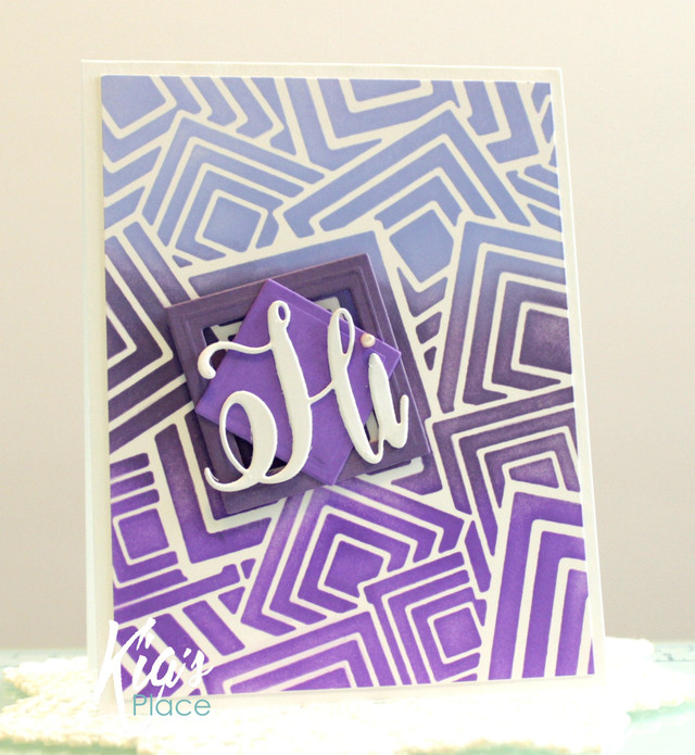 Bild 1 von A Colorful Life Designs Stencils -  Square Frames