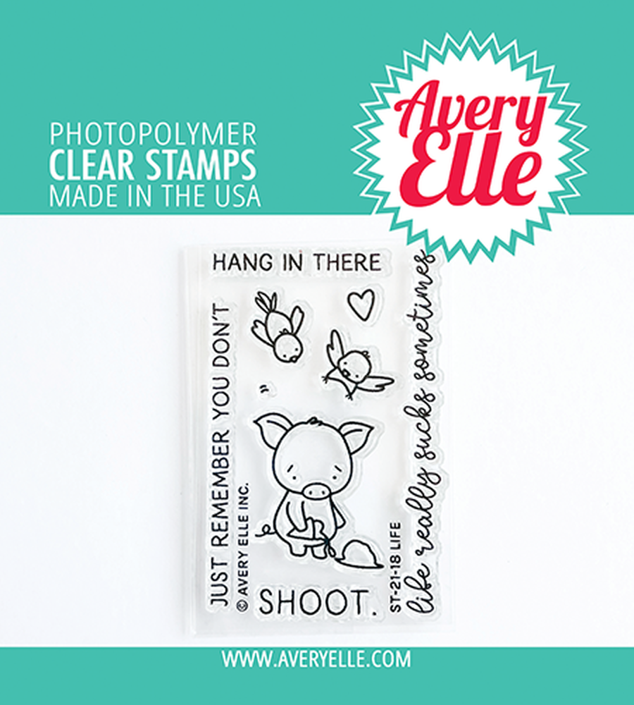 Bild 1 von Avery Elle Clear Stamps - Life - Schweinchen