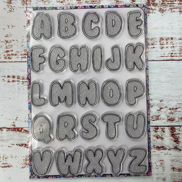 Bild 1 von Sparkling Alphabet A4 Crystal Art Stamp Set - Clear Stamps Alphabet