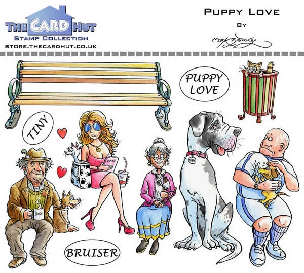Bild 1 von The Card Hut Clear Stamps - Puppy Love - Stamp Set