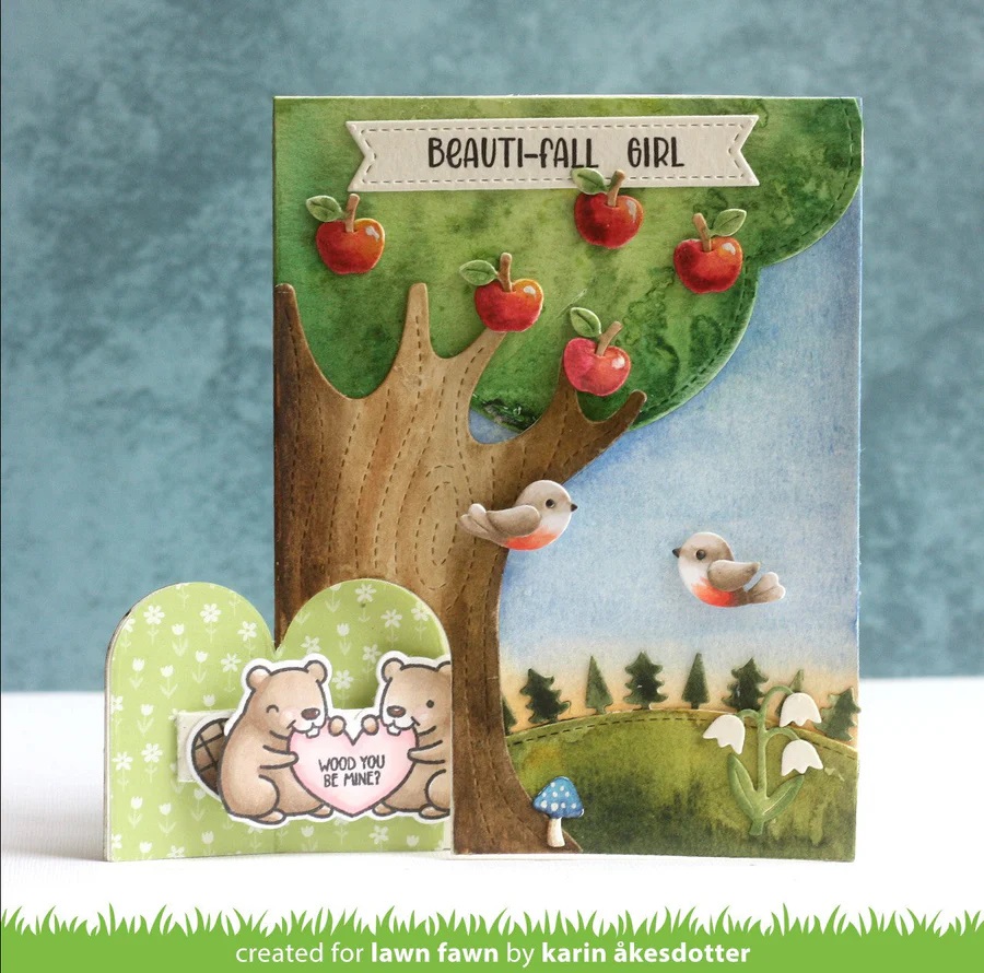 Bild 1 von Lawn Fawn Cuts  - Stanzschablone knock knock, who's there?