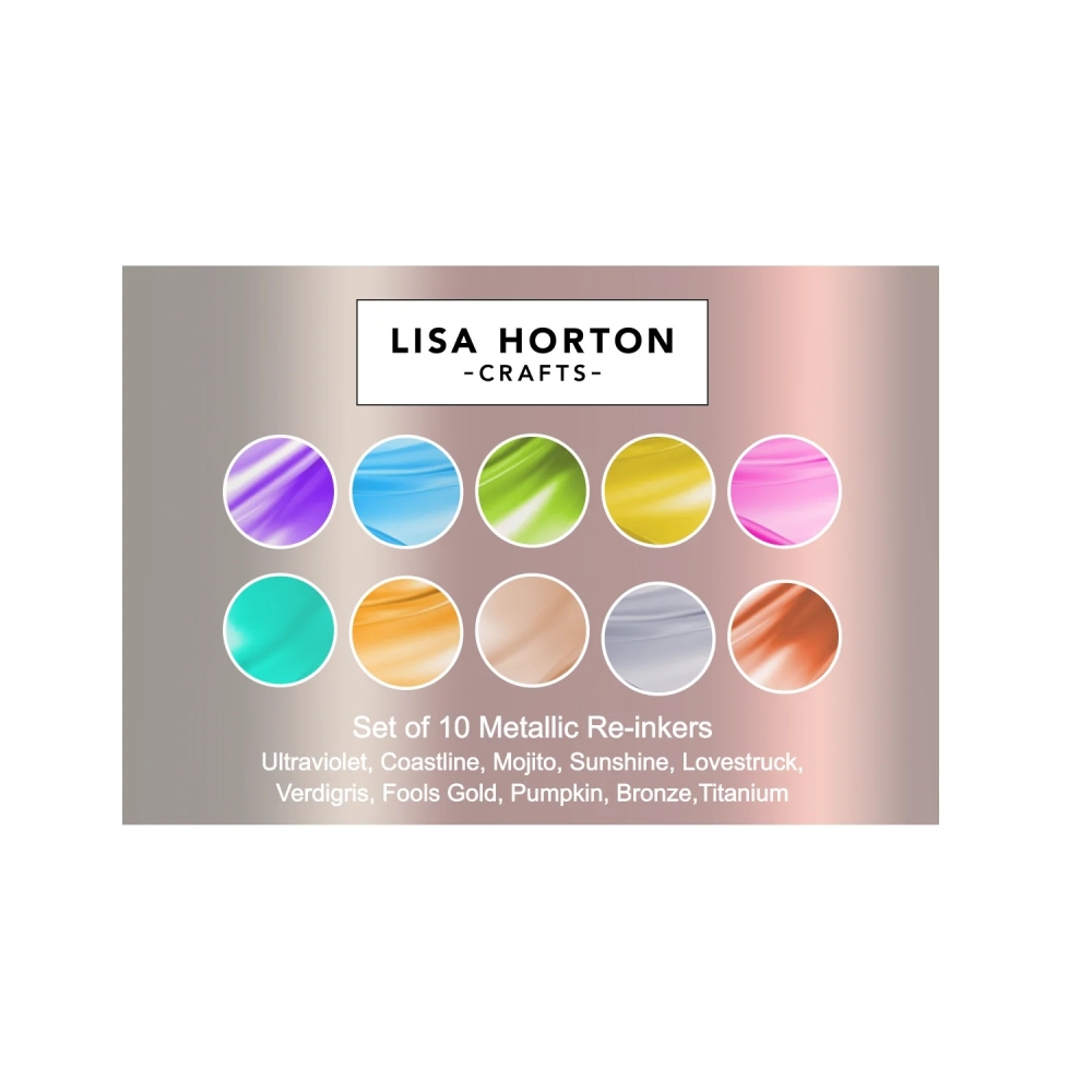 Bild 1 von LISA HORTON - Cloud 9 Set of 10 Metallic Reinkers - Release 1
