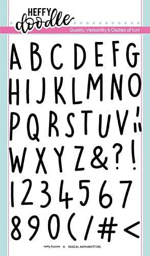 Bild 1 von Heffy Doodle Clear Stamps Set - Rascal Alphabetters - Stempel Alphabet