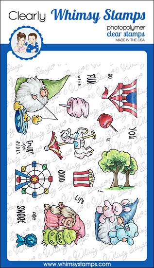 Bild 1 von Whimsy Stamps Clear Stamps - Gnome Fair Fun