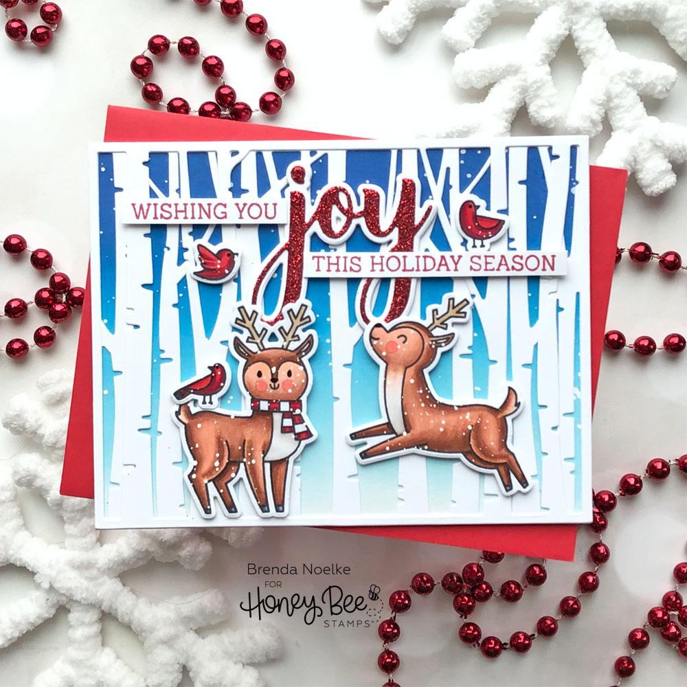 Bild 1 von Honey Bee Stamps DieCuts - Woodland Winter Animals - Stanzschablone Wintertiere