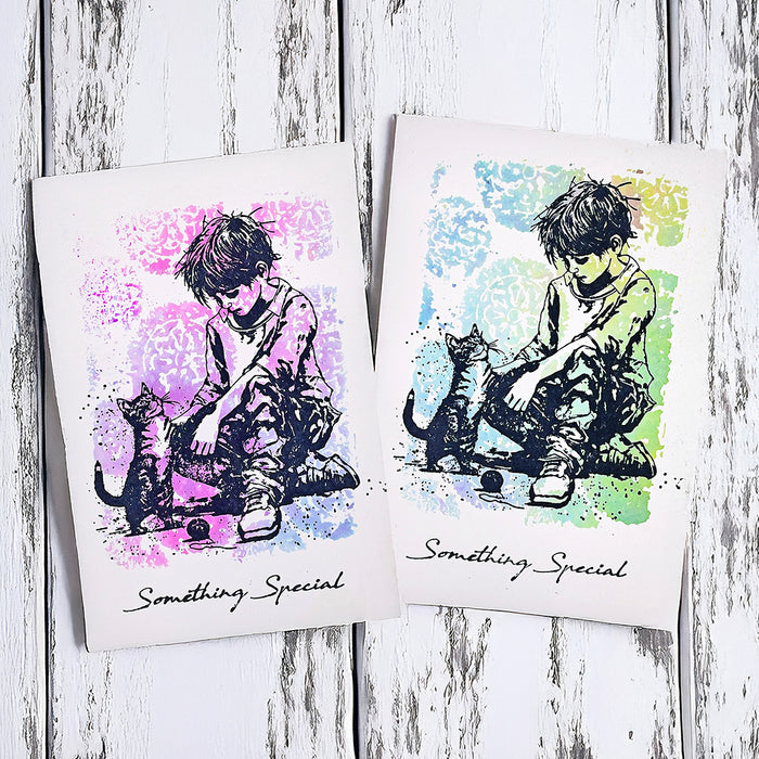 Bild 1 von Cosmic Shimmer Pre Cut Stamp - Gummistempel - Andy Skinner Something Special