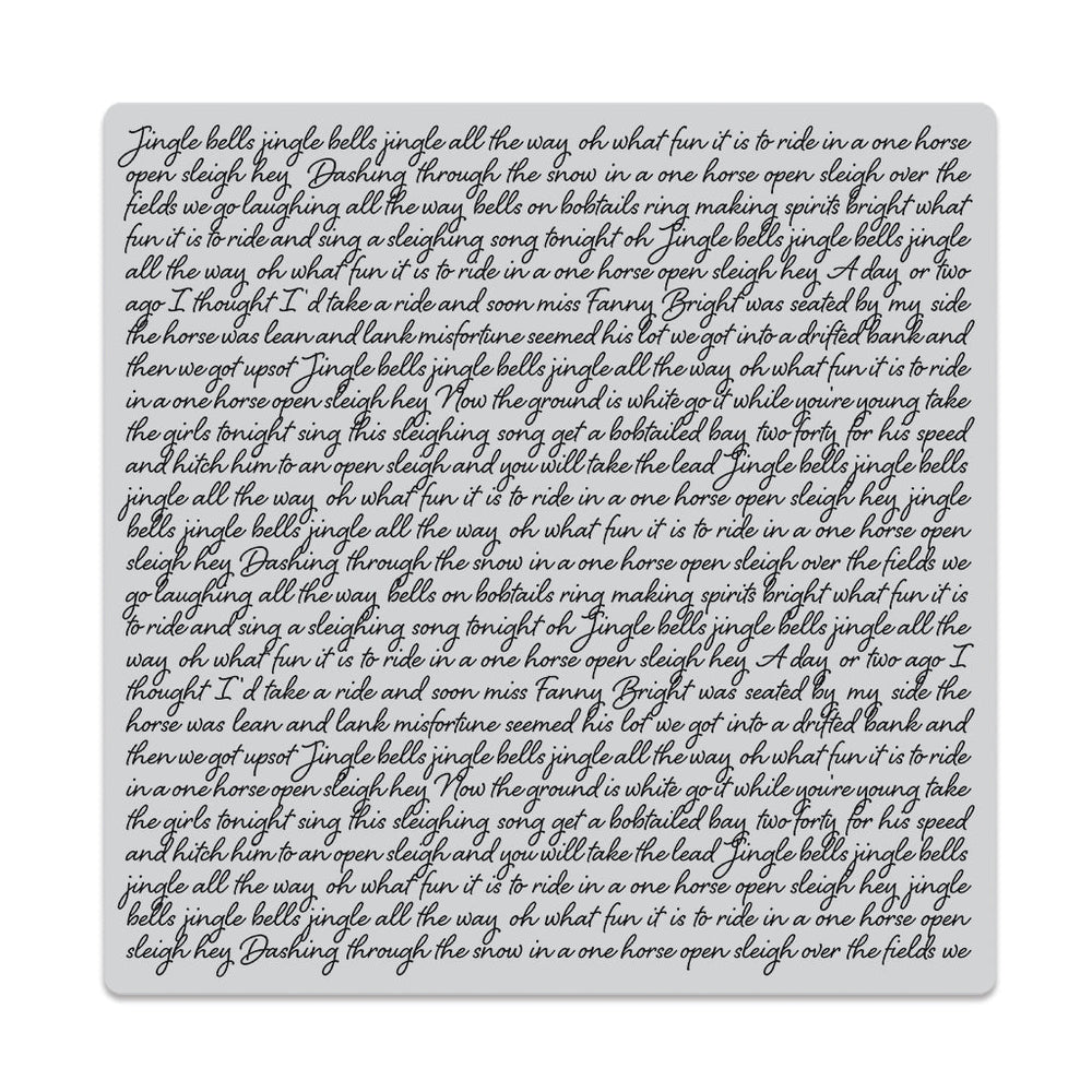 Bild 1 von Hero Arts Cling Stamp - Jingle Bells Script Bold Prints - Weihnachtslied